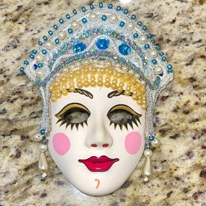 Beautiful Russian Matryoshka Decorative Mask!